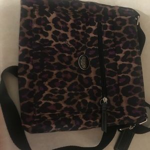 Coach cheetah crossbody